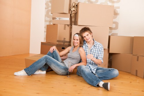 Removal van in Wandsworth for local house moving