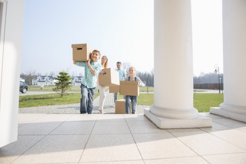 Local moving service navigating residential roads in Wandsworth