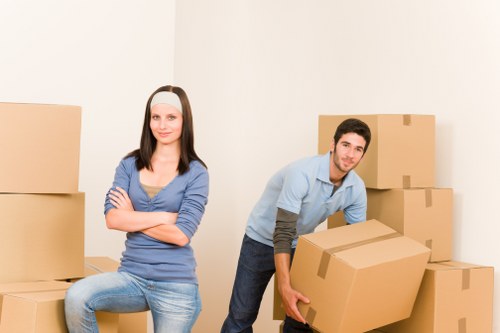 Packing boxes and furniture for removals in Wandsworth
