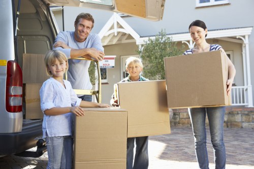 Large moving truck for house and office removals in Wandsworth
