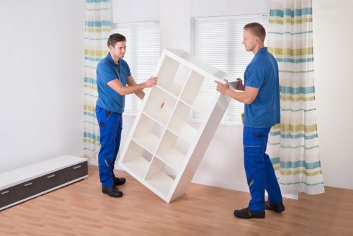 Office relocation service in Wandsworth with equipment and desks