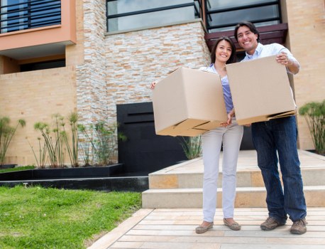 Professional movers packing household items for a Wandsworth relocation