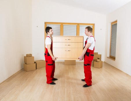 Moving office furniture safely during an office relocation in Wandsworth
